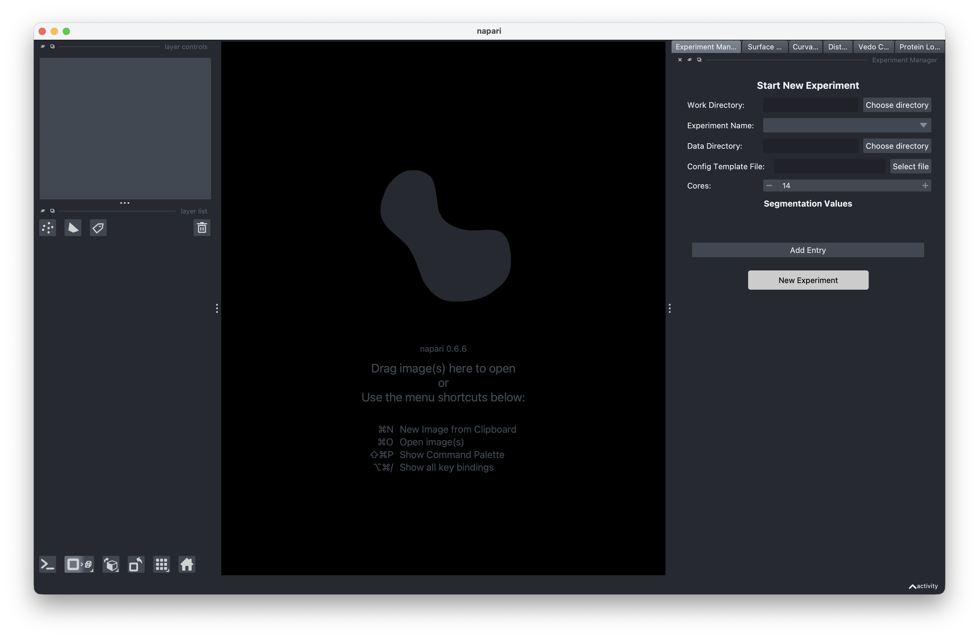Starting GUI